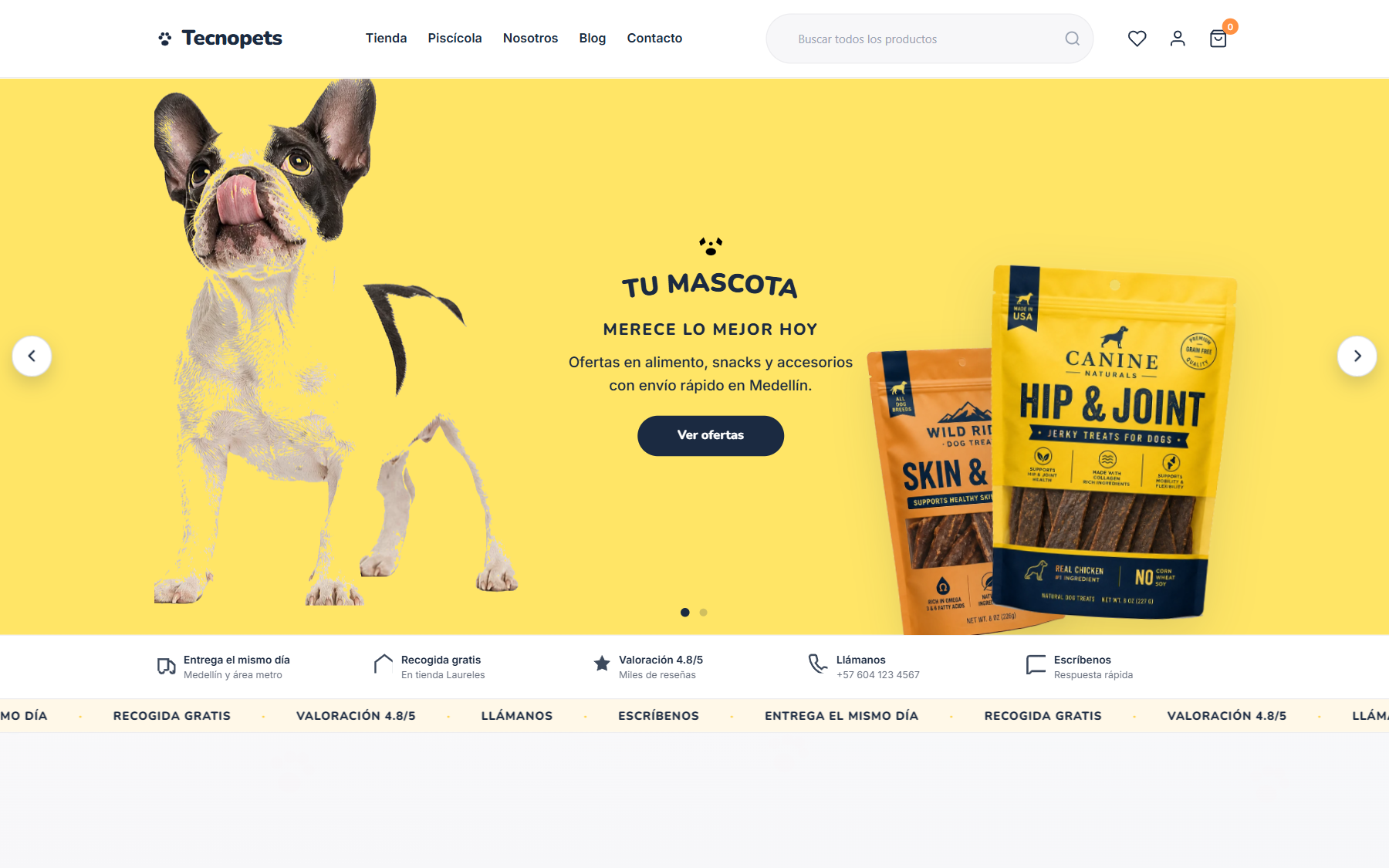 Tecnopets — Ecommerce de mascotas